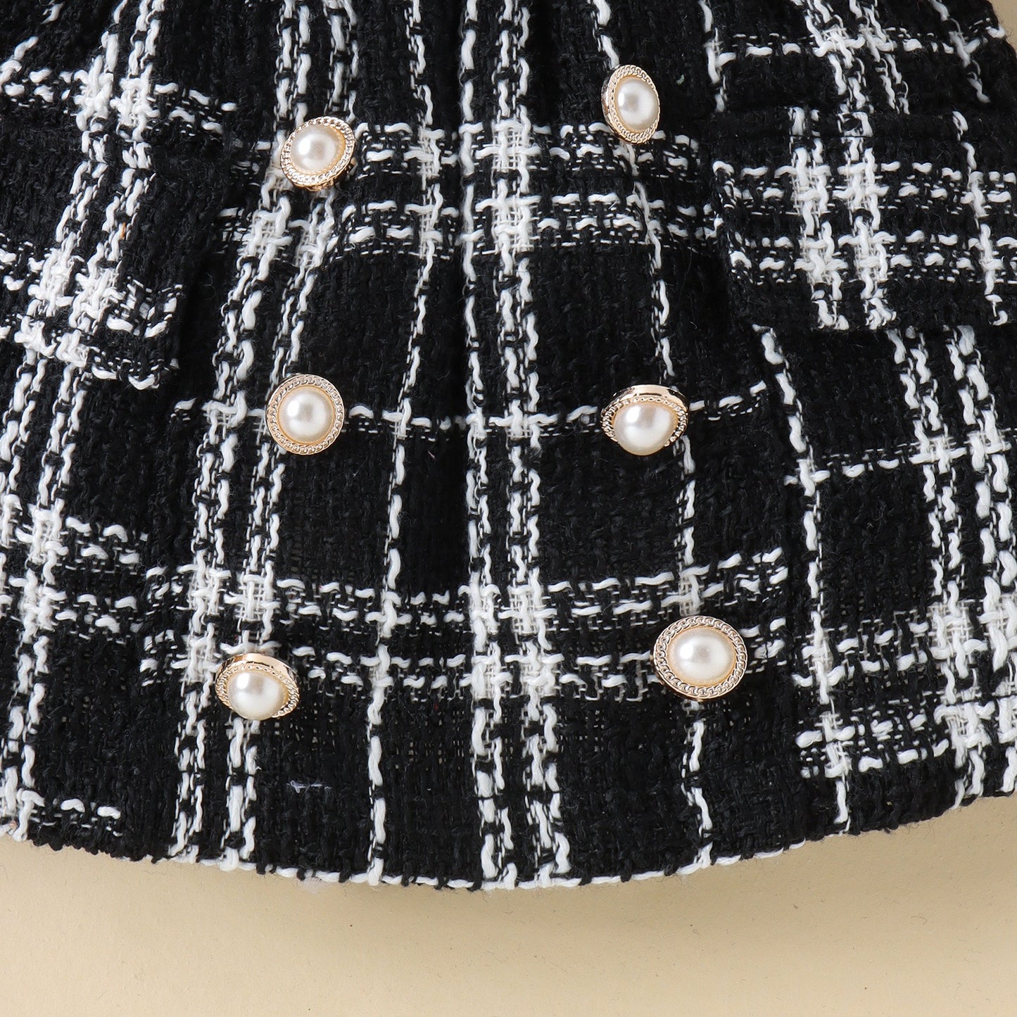 Tweed skirt , top, hat set