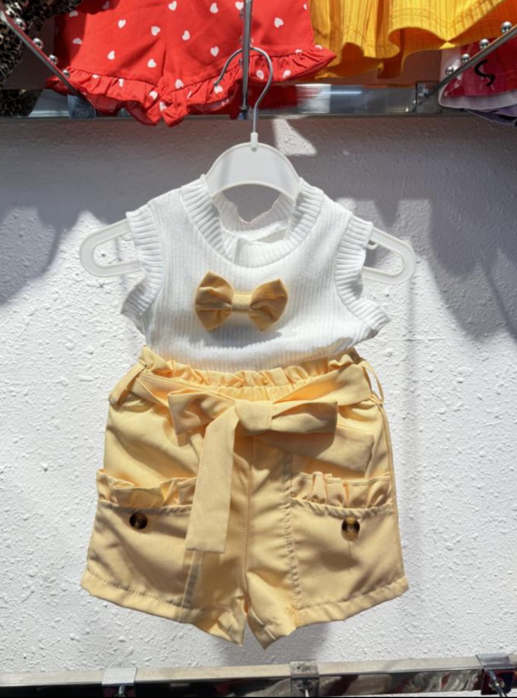 Pant , ribbon belt & top