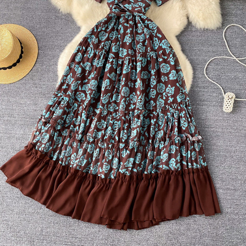 Floral gown for women