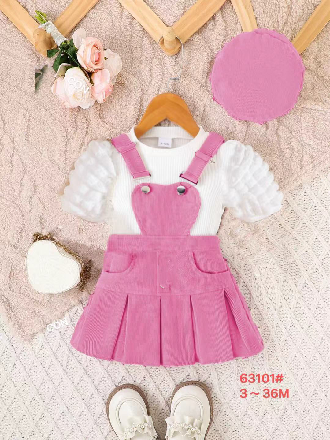 Top skirt & hat set