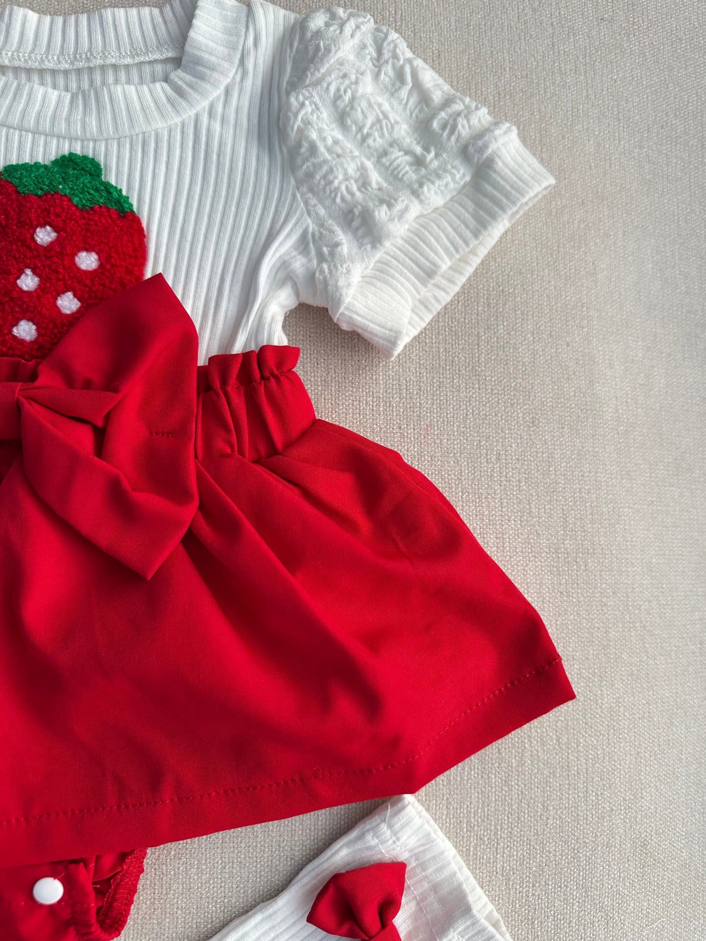 Strawberry dress set