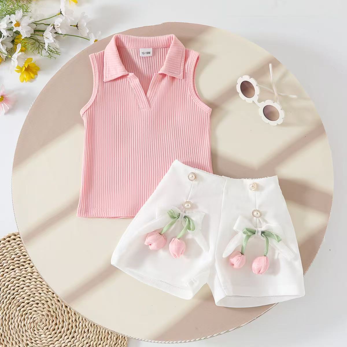 cute tulip top & pant
