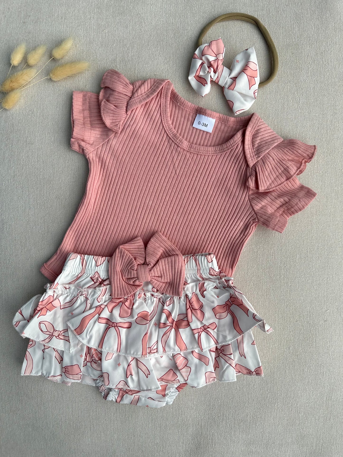 Light pink romper set