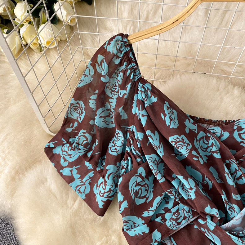 Floral gown for women