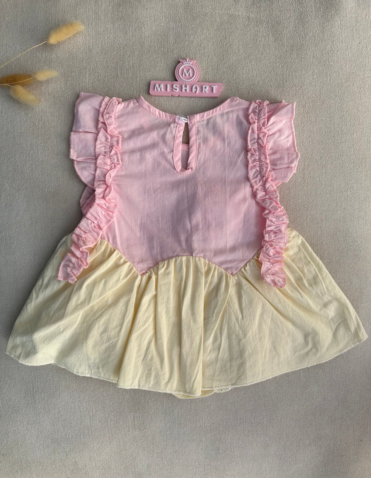 Pink flower dress