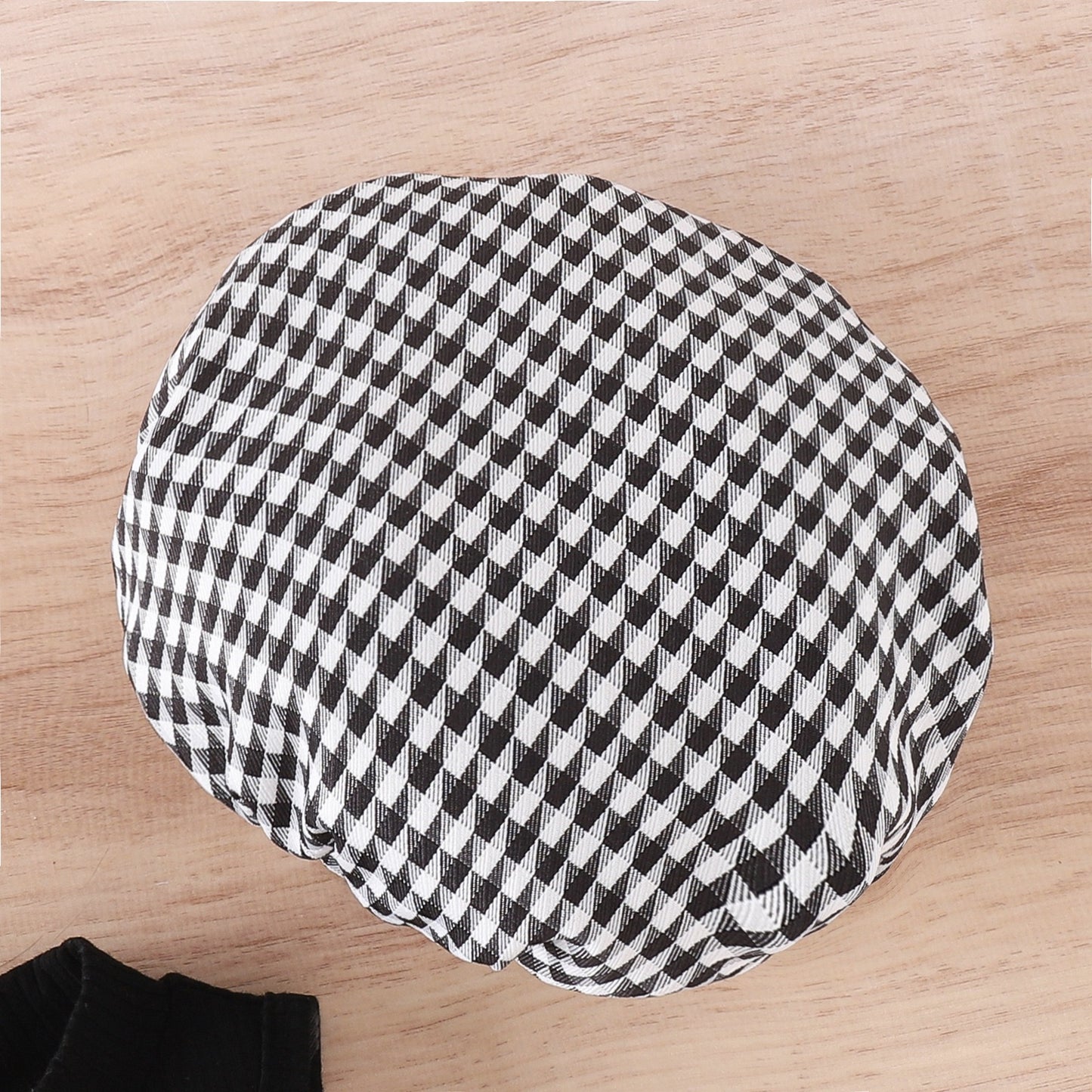 children's sleeveless tops houndstooth high-waisted pleated skirts hats girls' suits