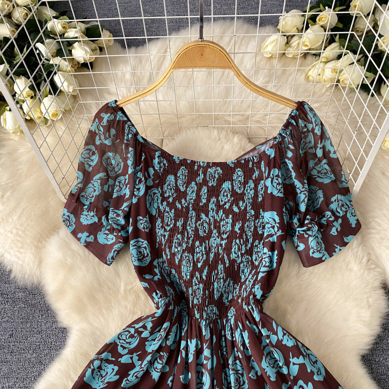 Floral gown for women