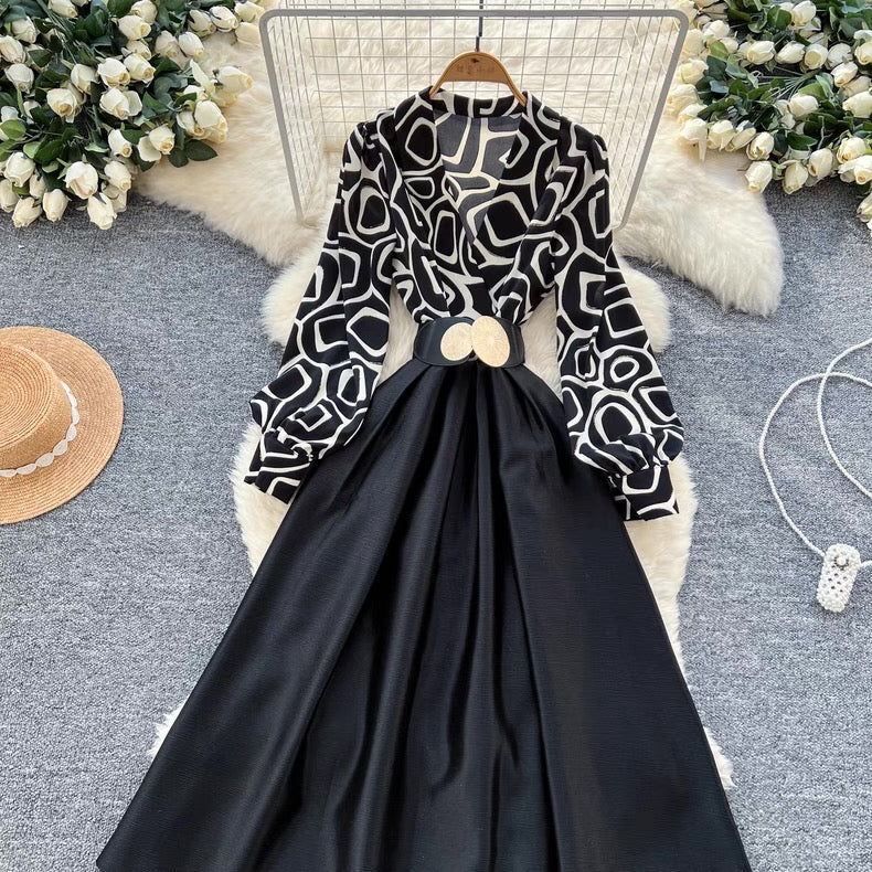 elegant puffy dress