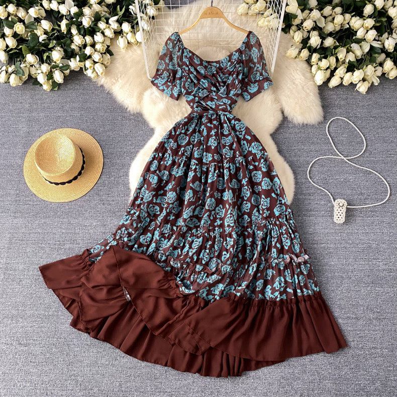Floral gown for women