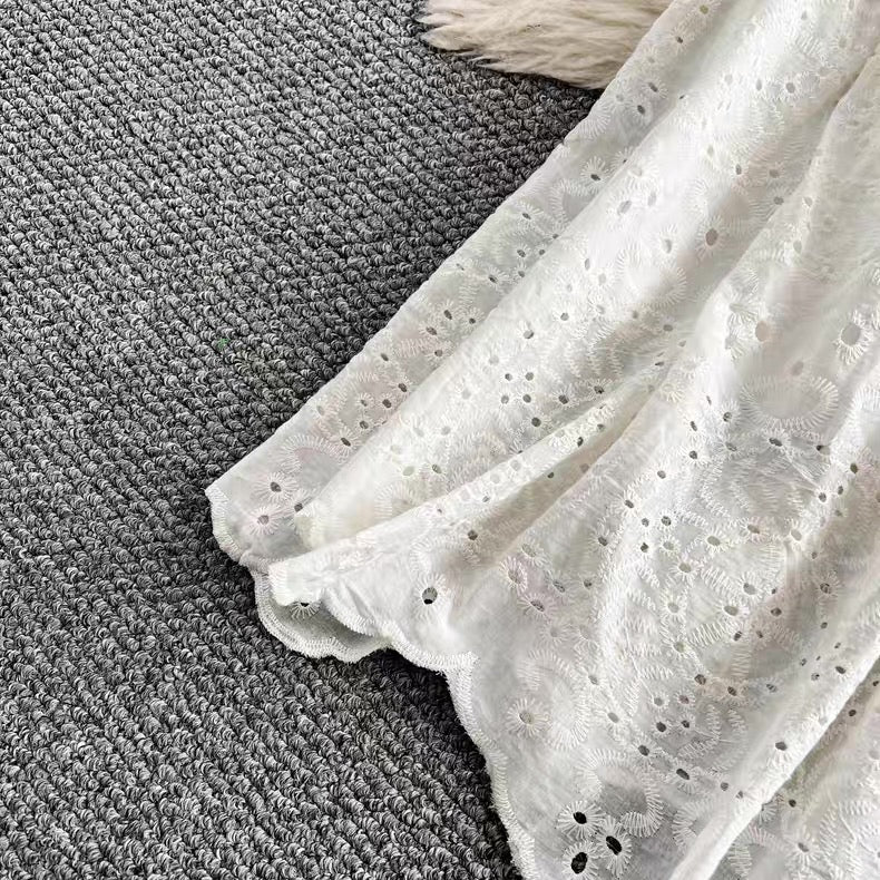 Cotton chikankari dress