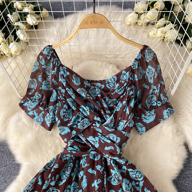 Floral gown for women