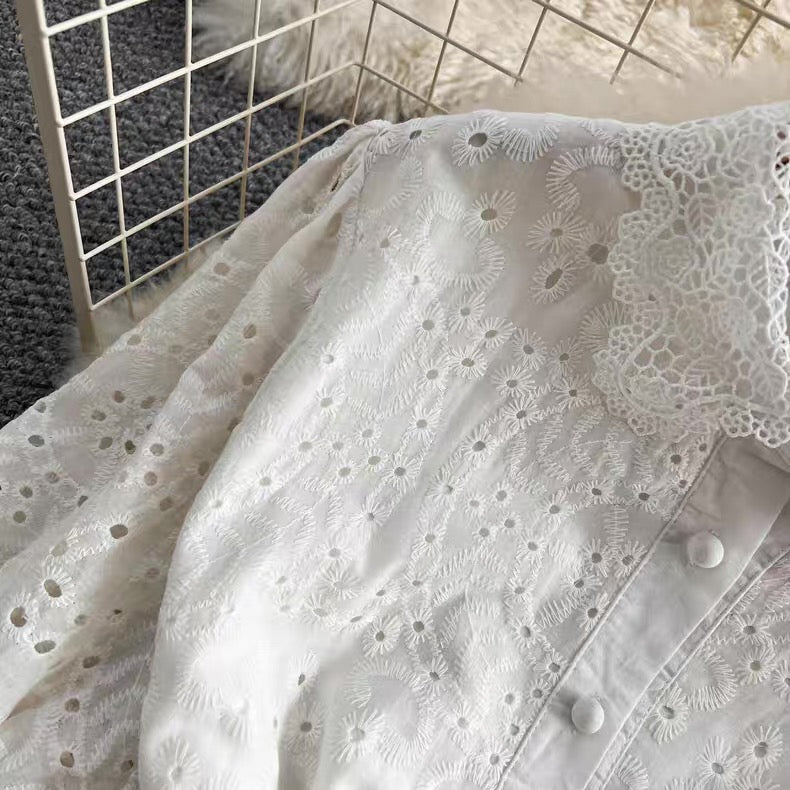 Cotton chikankari dress