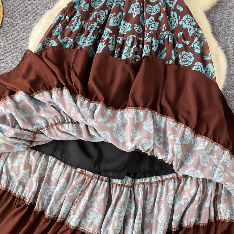 Floral gown for women
