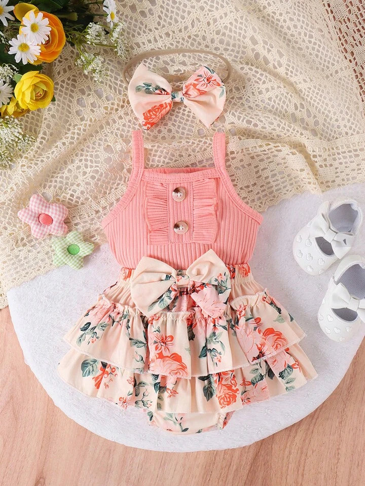 Romper with headband set