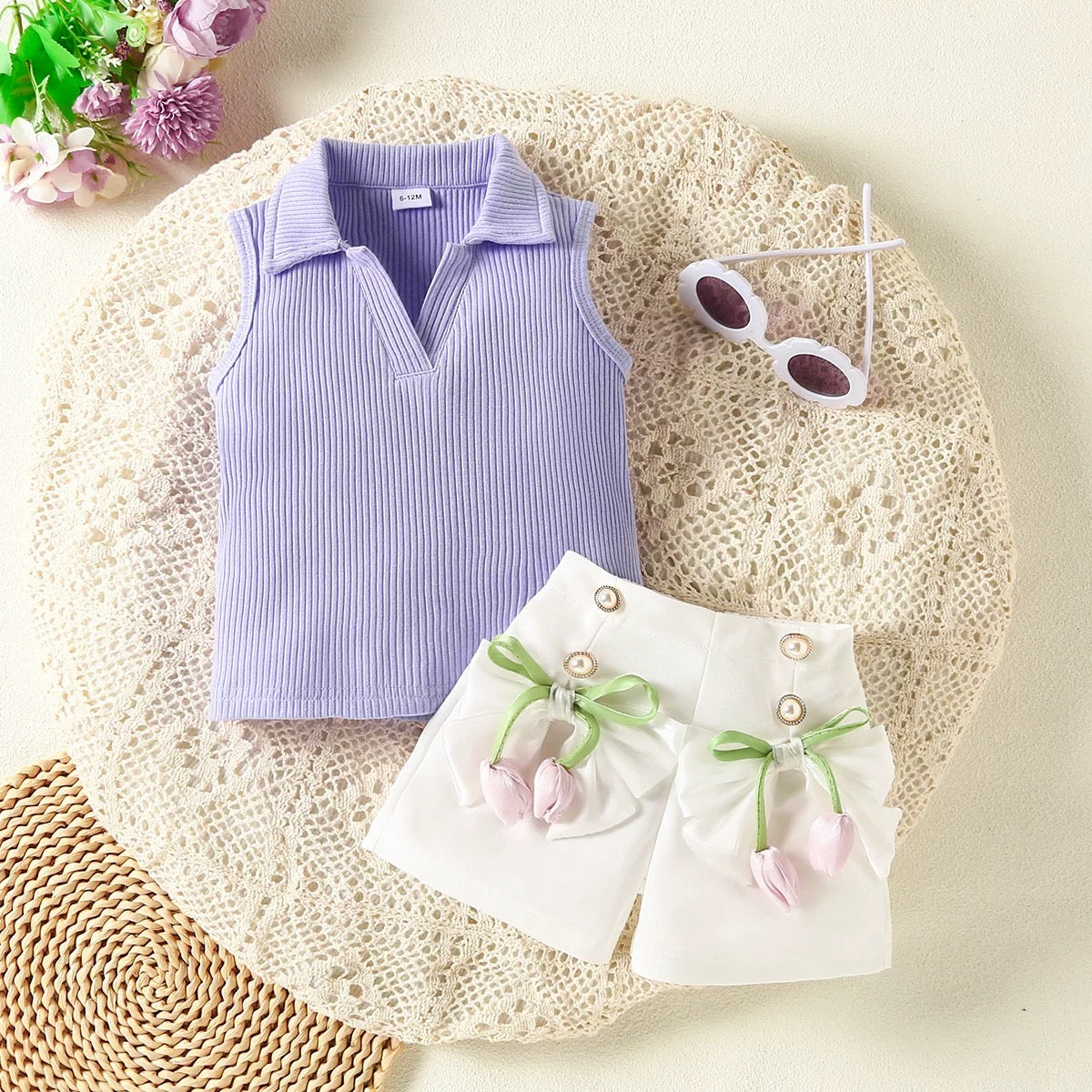 cute tulip top & pant
