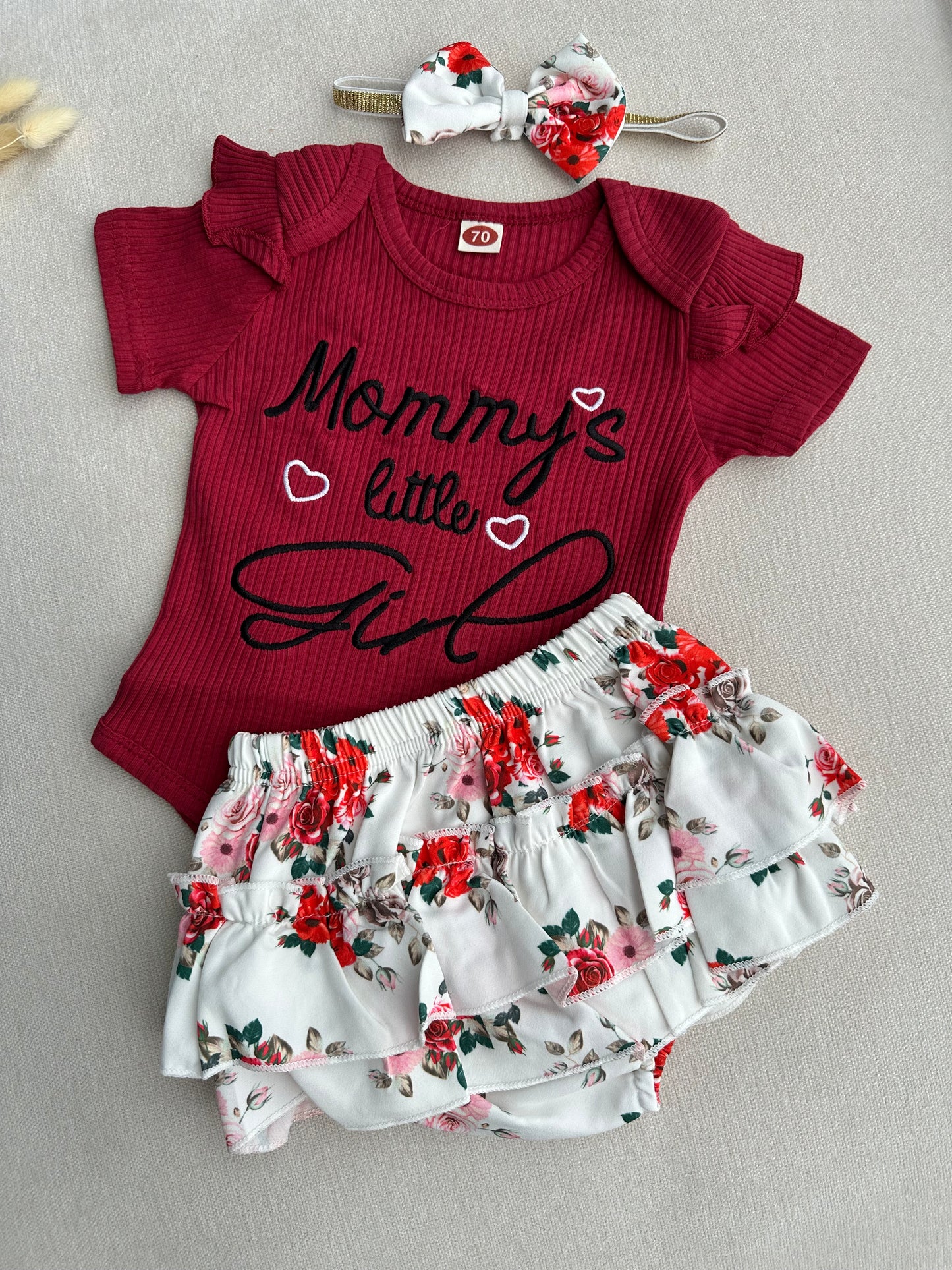 Mommy’s little girl romper set