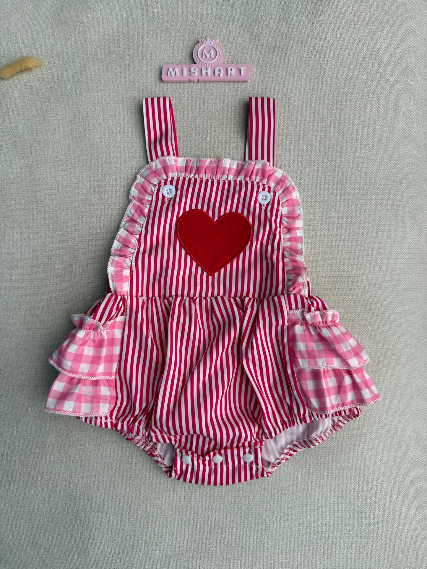 Sweetheart Stripe Romper