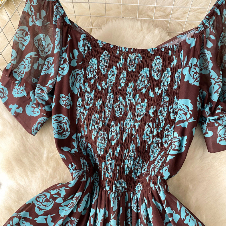 Floral gown for women