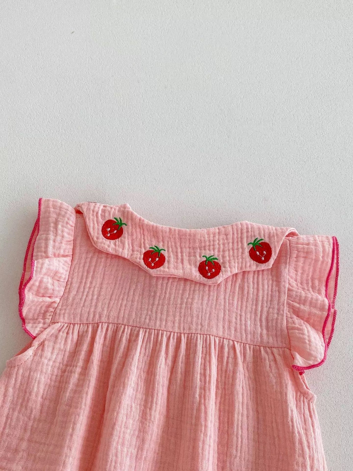Organic cotton romper with headband