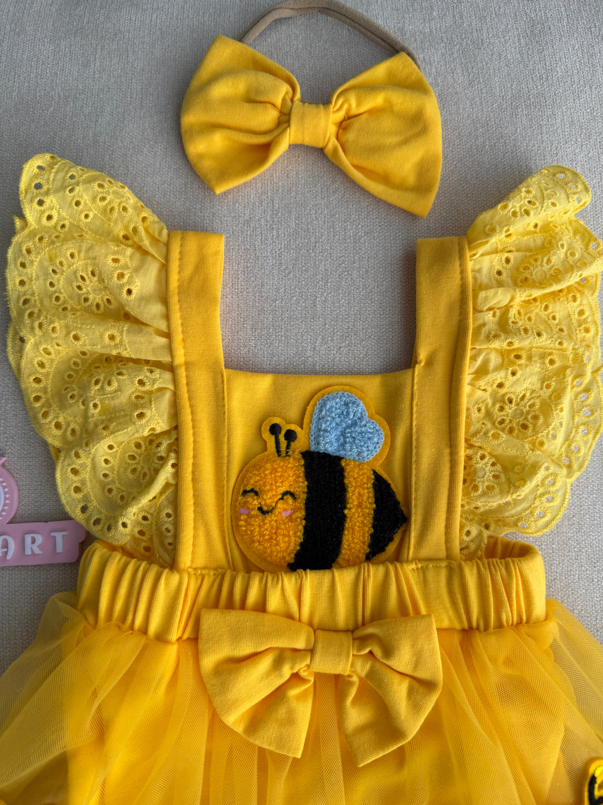 Bumble Bee Tutu Romper Set šš
