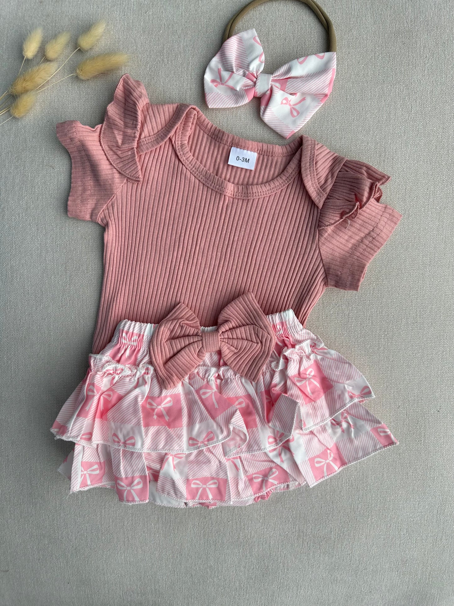 Light pink romper set