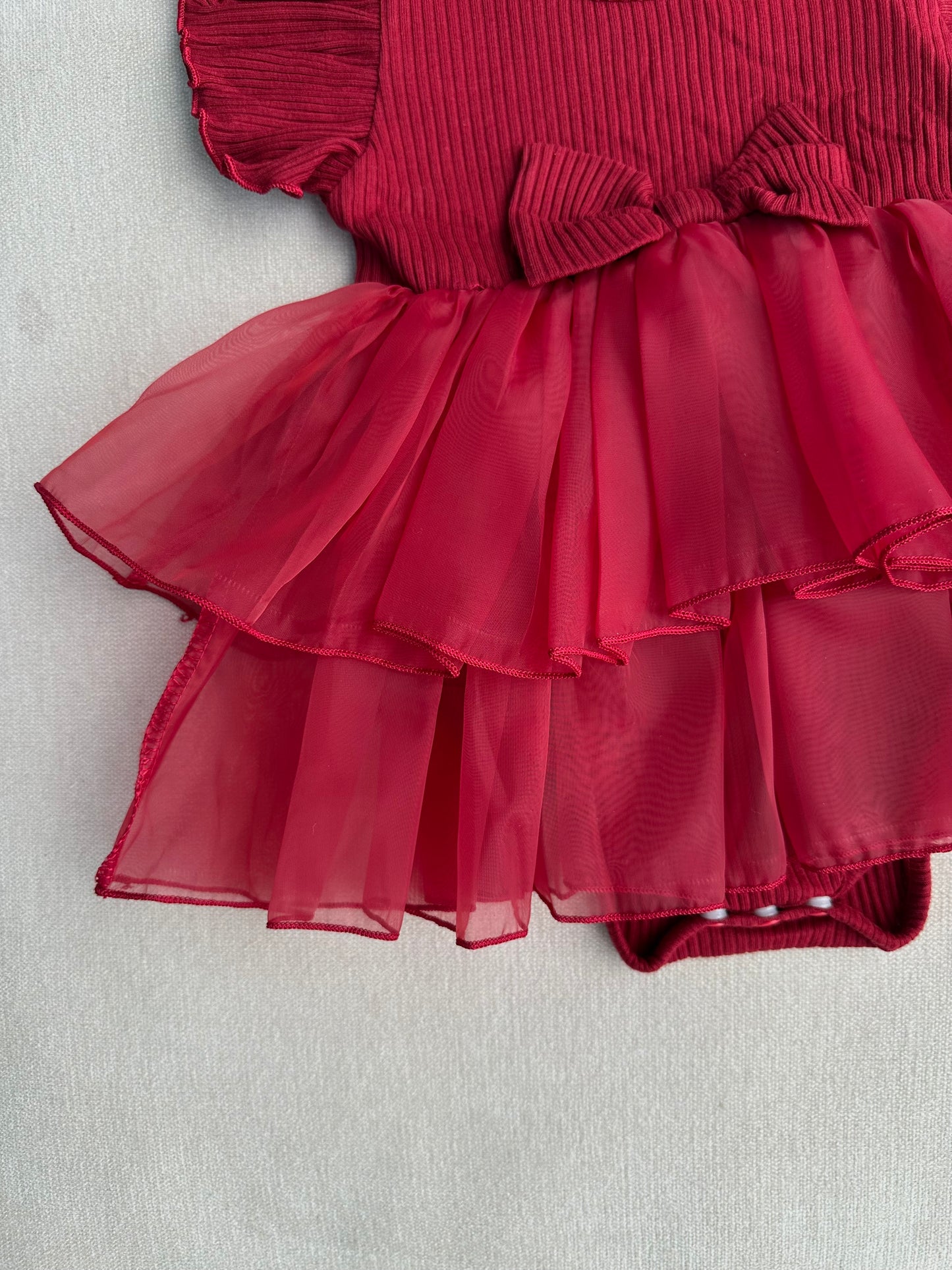 Exclusive soft ruby dress