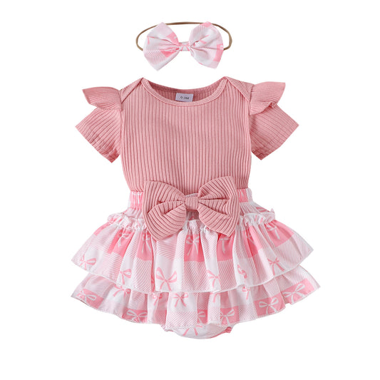 Romper with headband set