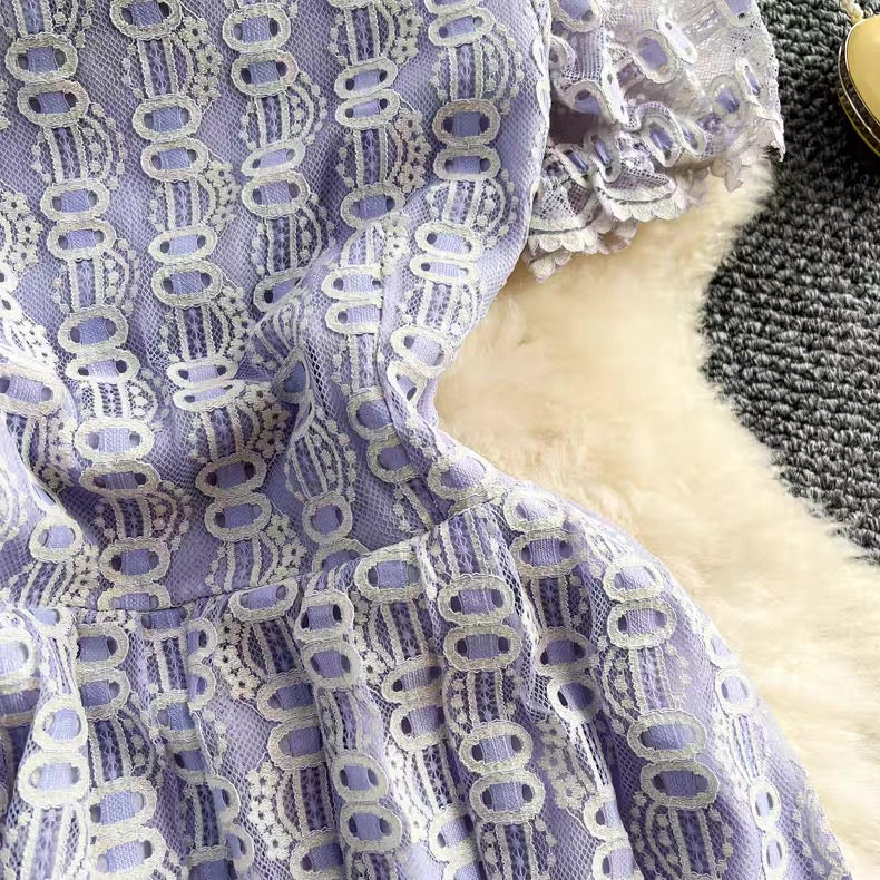 Lace work dress