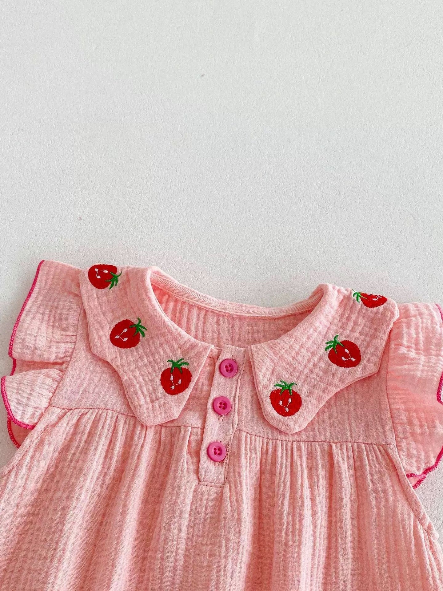 Organic cotton romper with headband