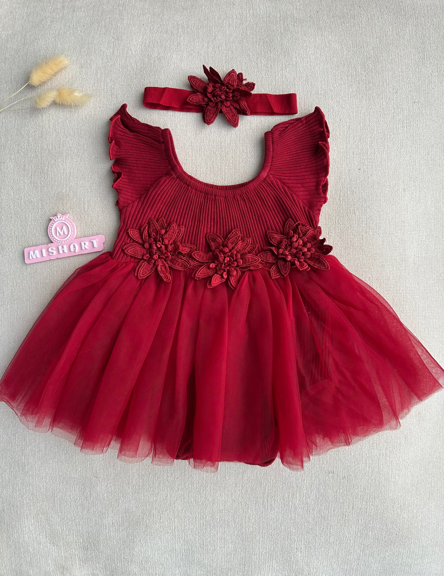 Maroon royal tutu dress