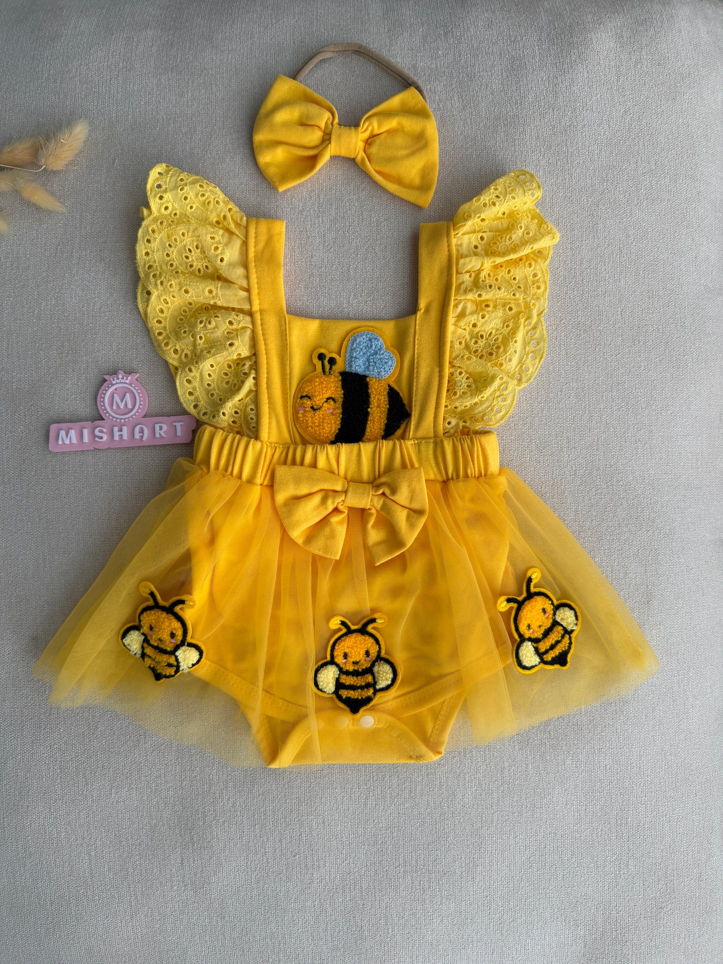 Bumble Bee Tutu Romper Set 💛🐝