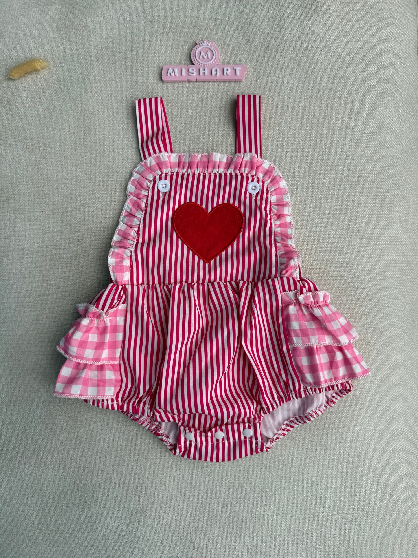 Sweetheart Stripe Romper