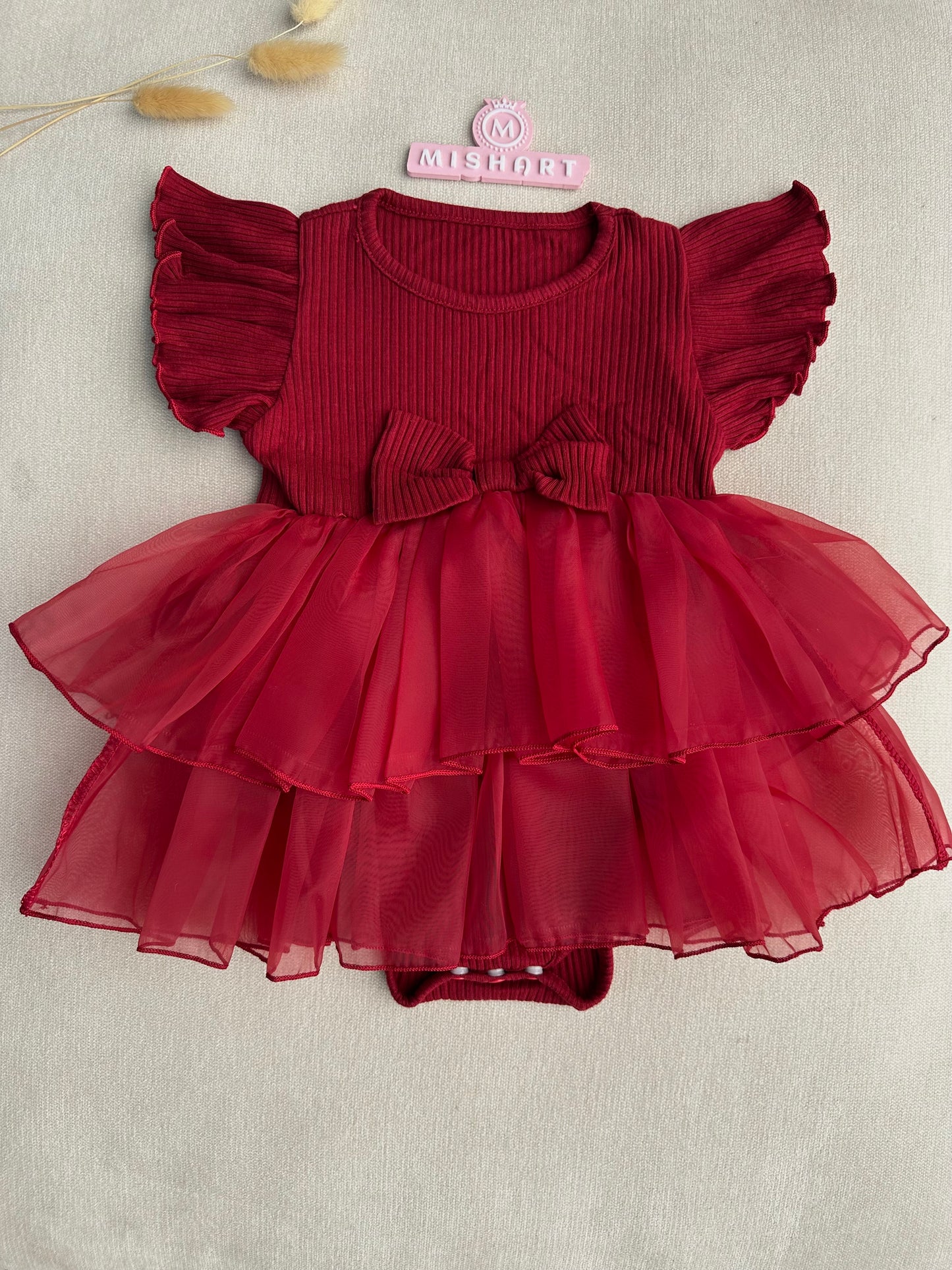 Exclusive soft ruby dress