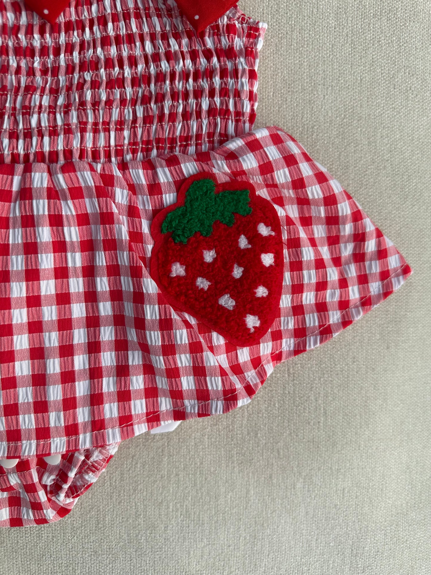 Strawberry romper set