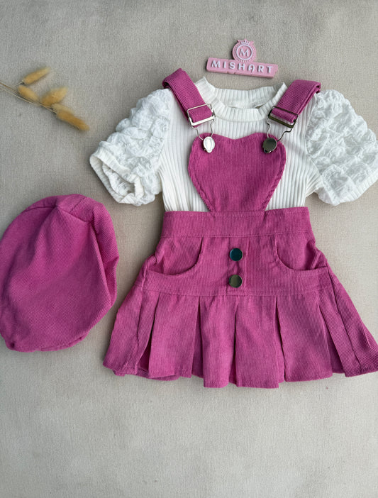 Top skirt & hat set
