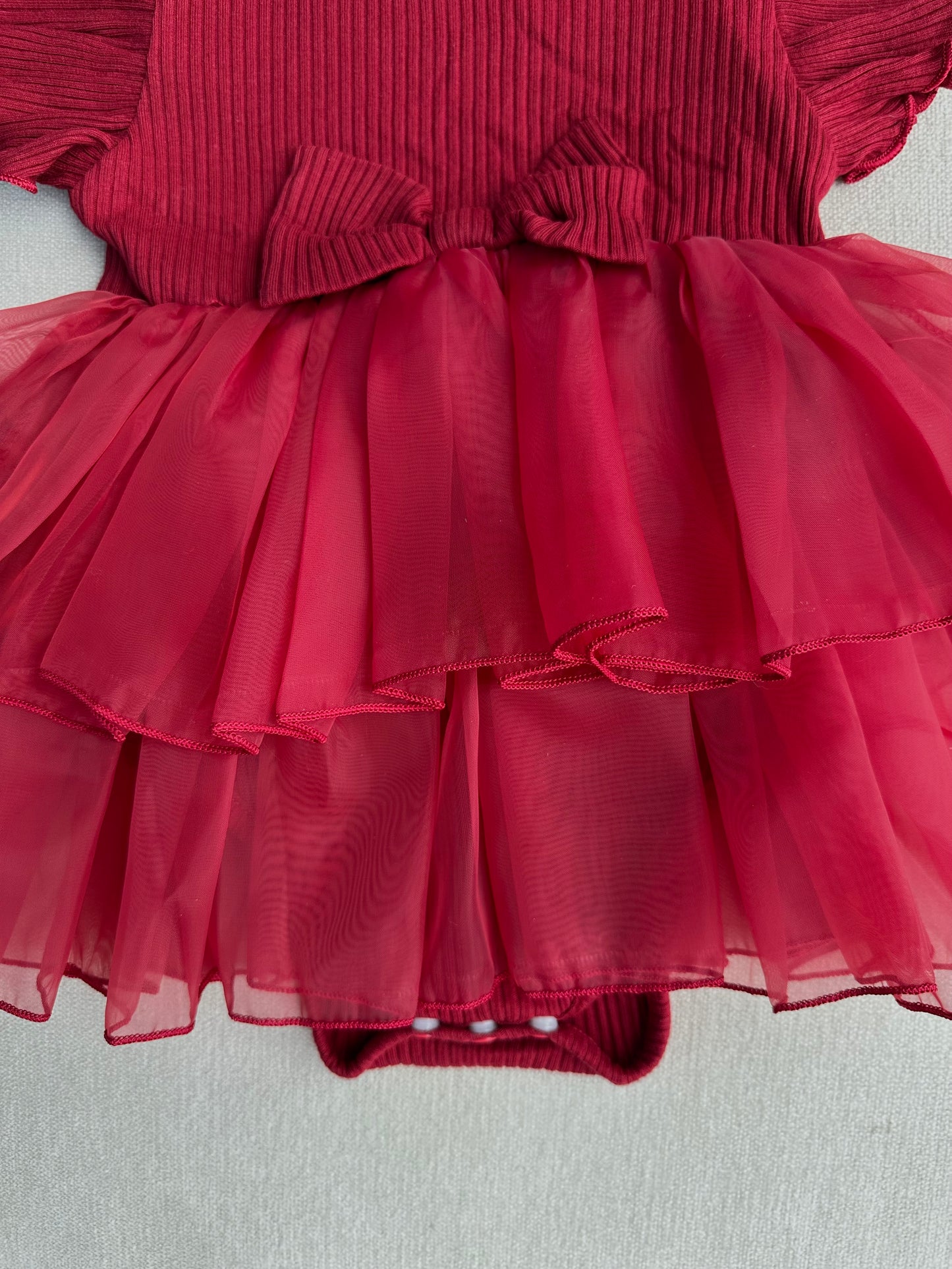 Exclusive soft ruby dress