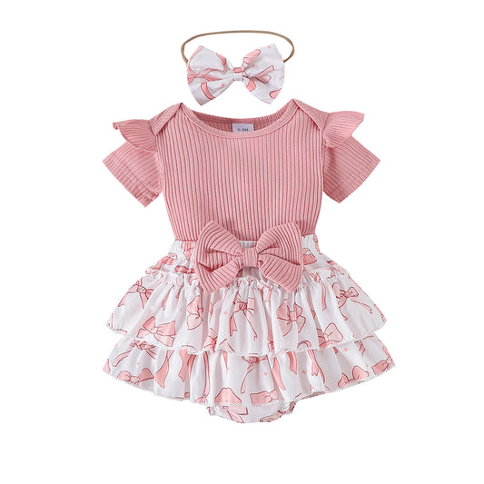 Romper with headband set