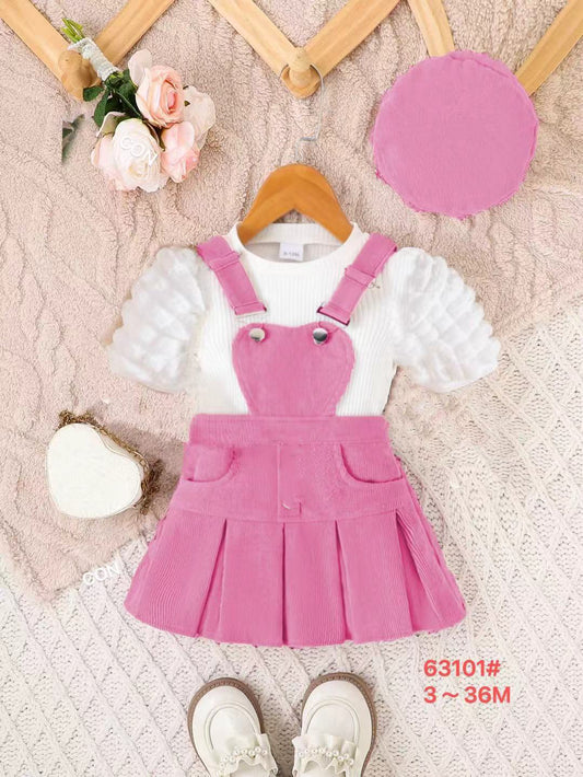 Top skirt & hat set
