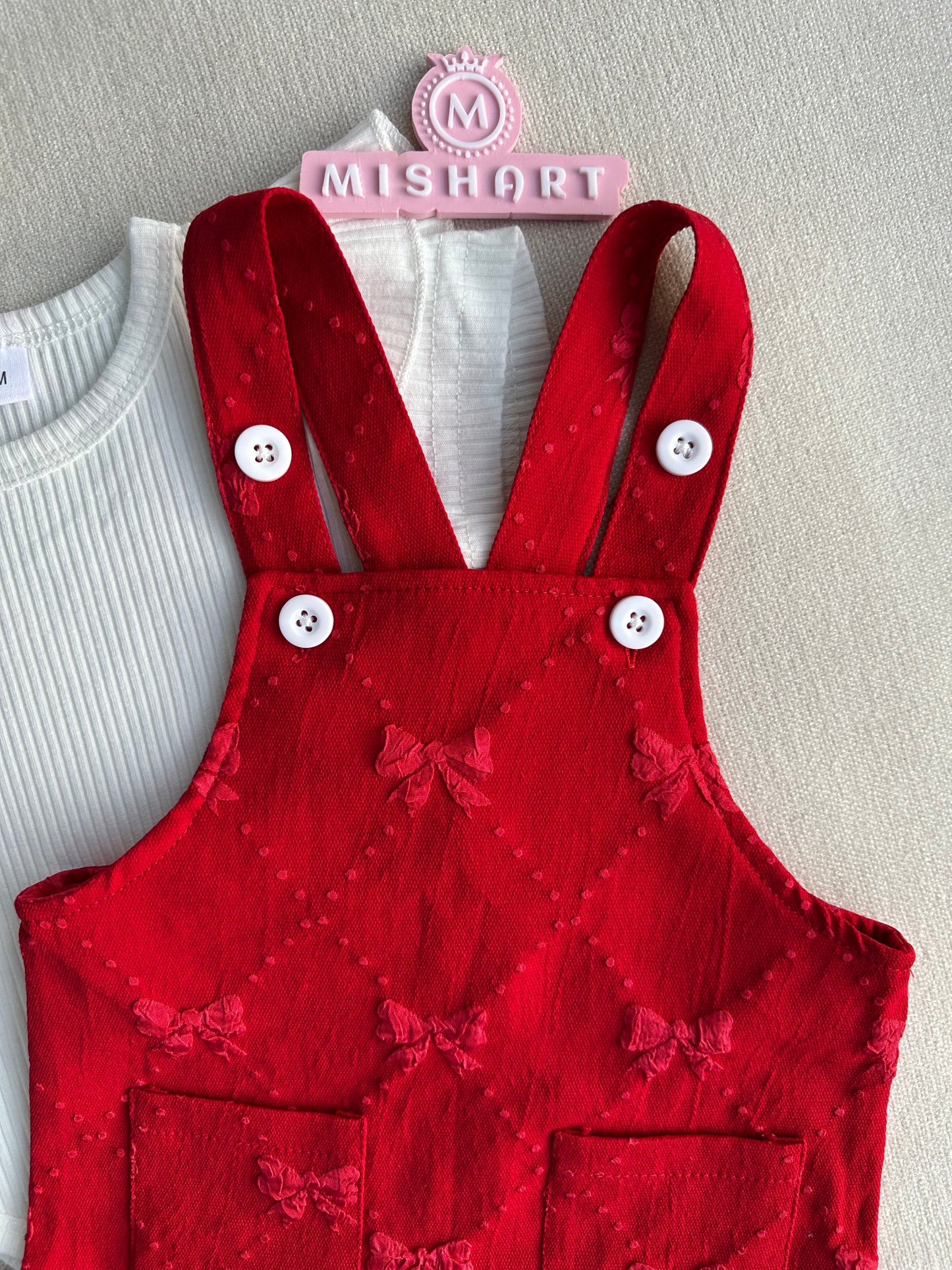 Beautiful jacquard romper set