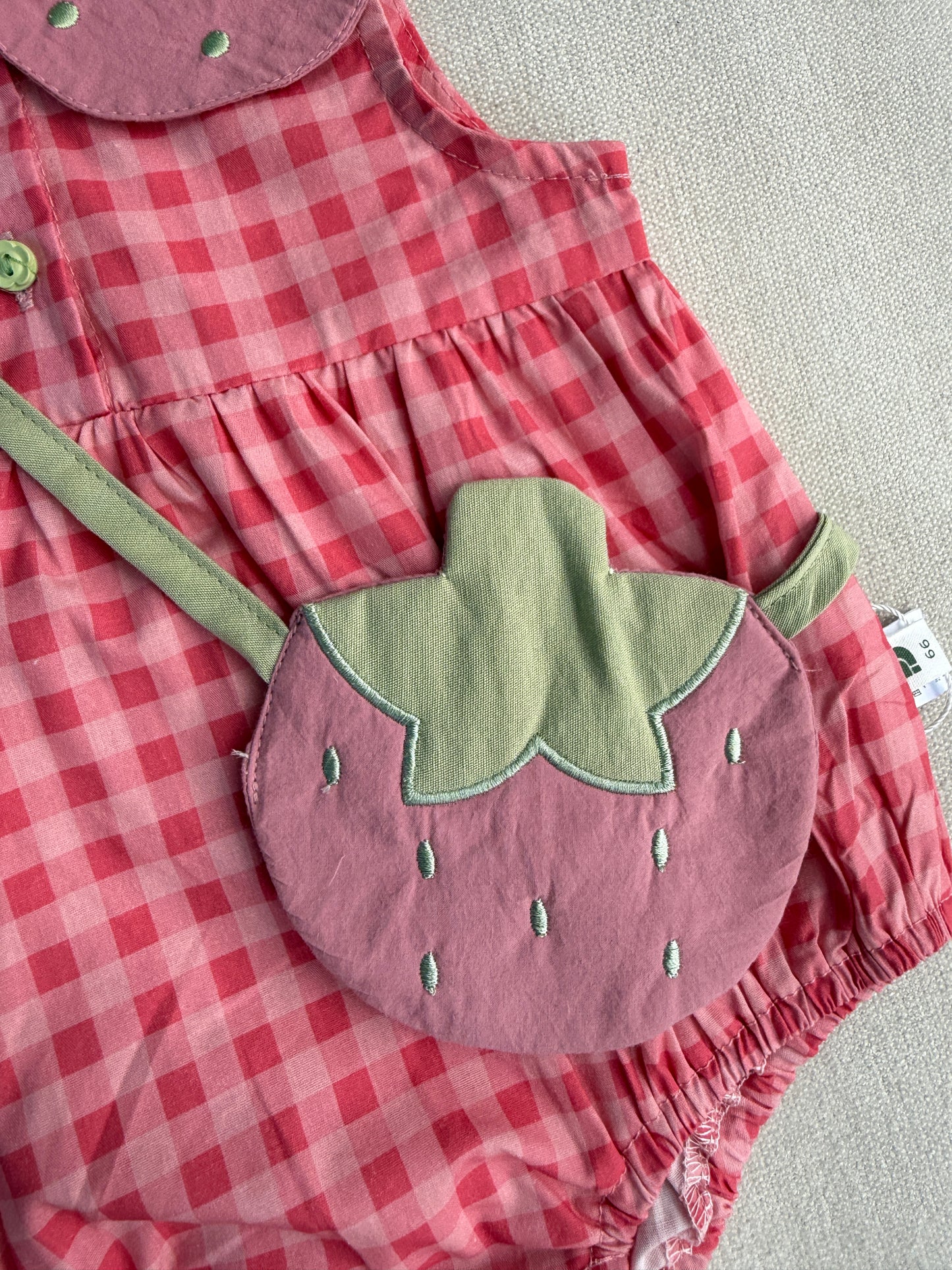 Strawberry romper set