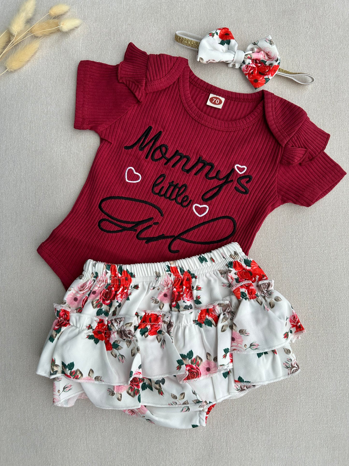 Mommy’s little girl romper set