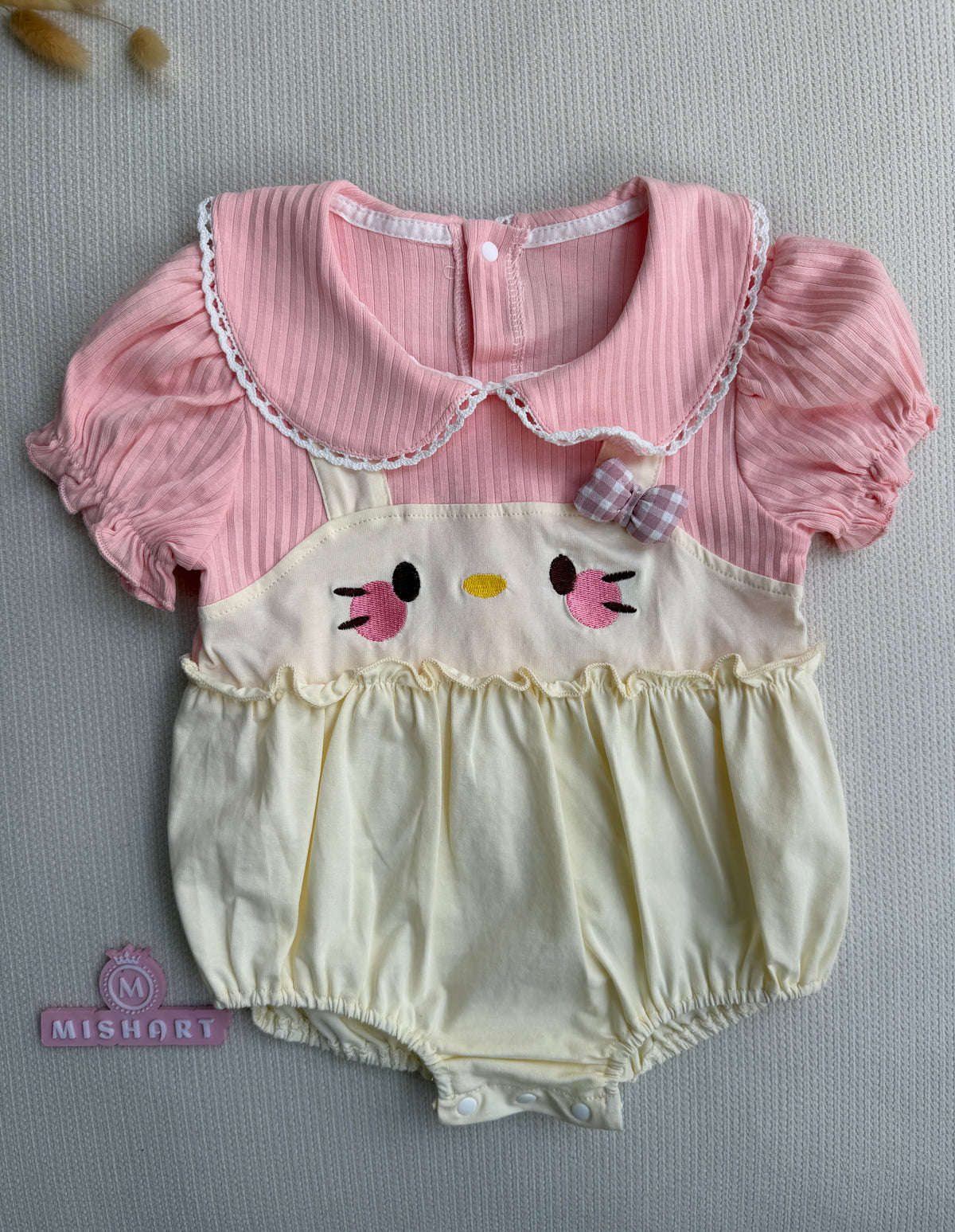🎀 Pinky Bow Romper Set 💗