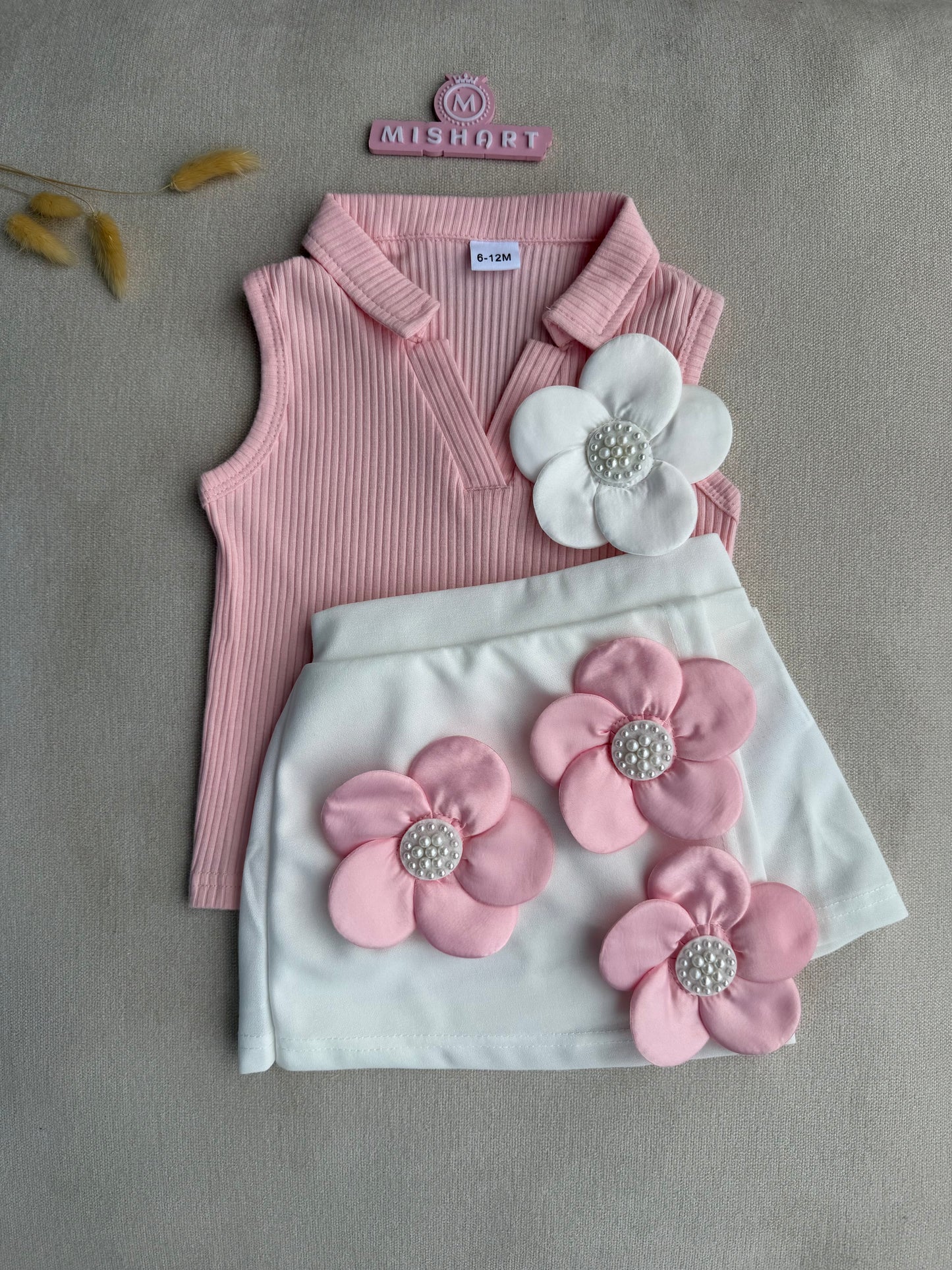 Flower skirt set