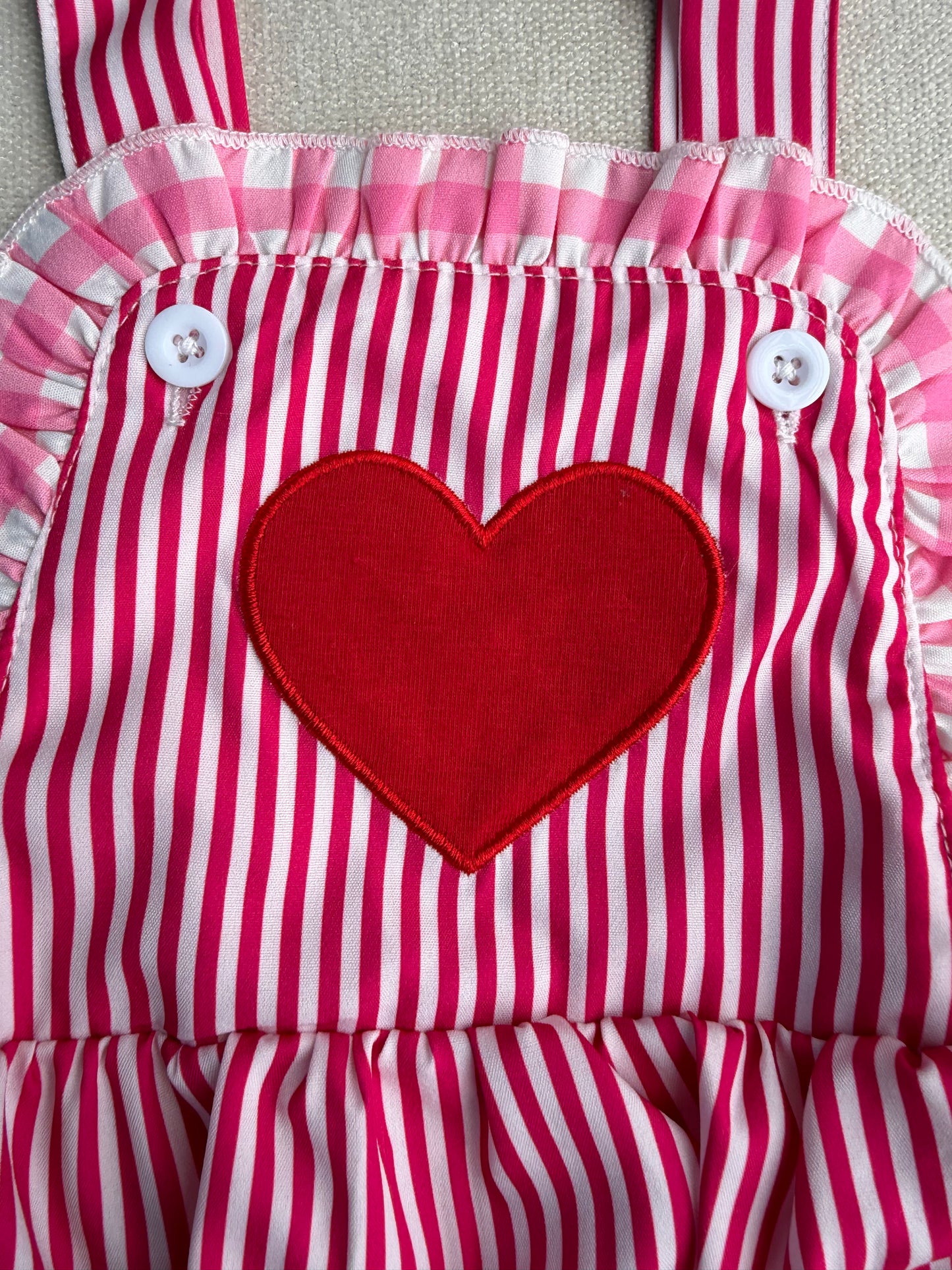 Sweetheart Stripe Romper