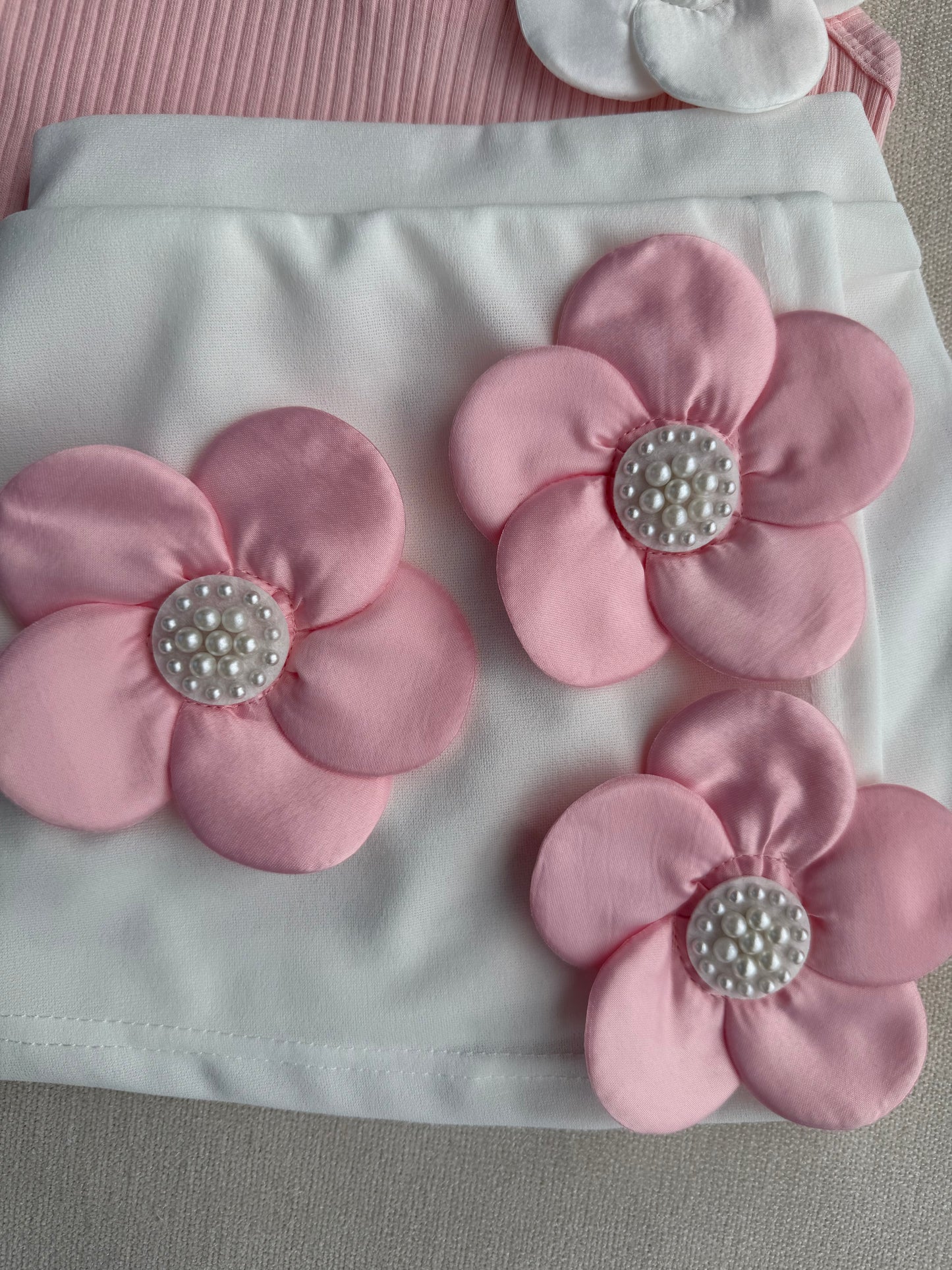 Flower skirt set