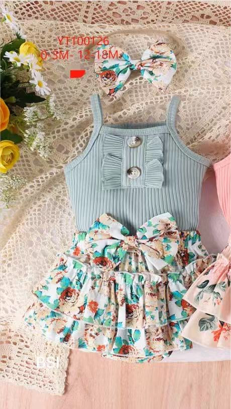 Romper with headband set