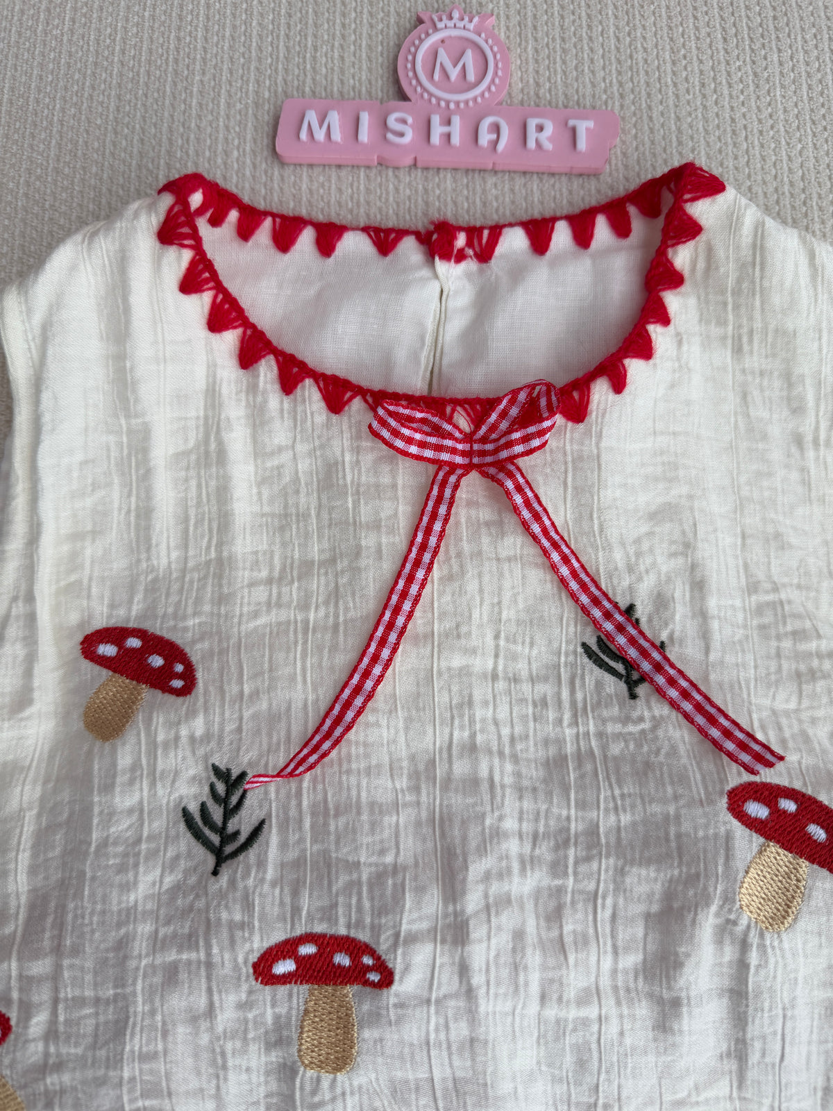Little Mushroom Forest Baby Girl Dress 🍄❤️