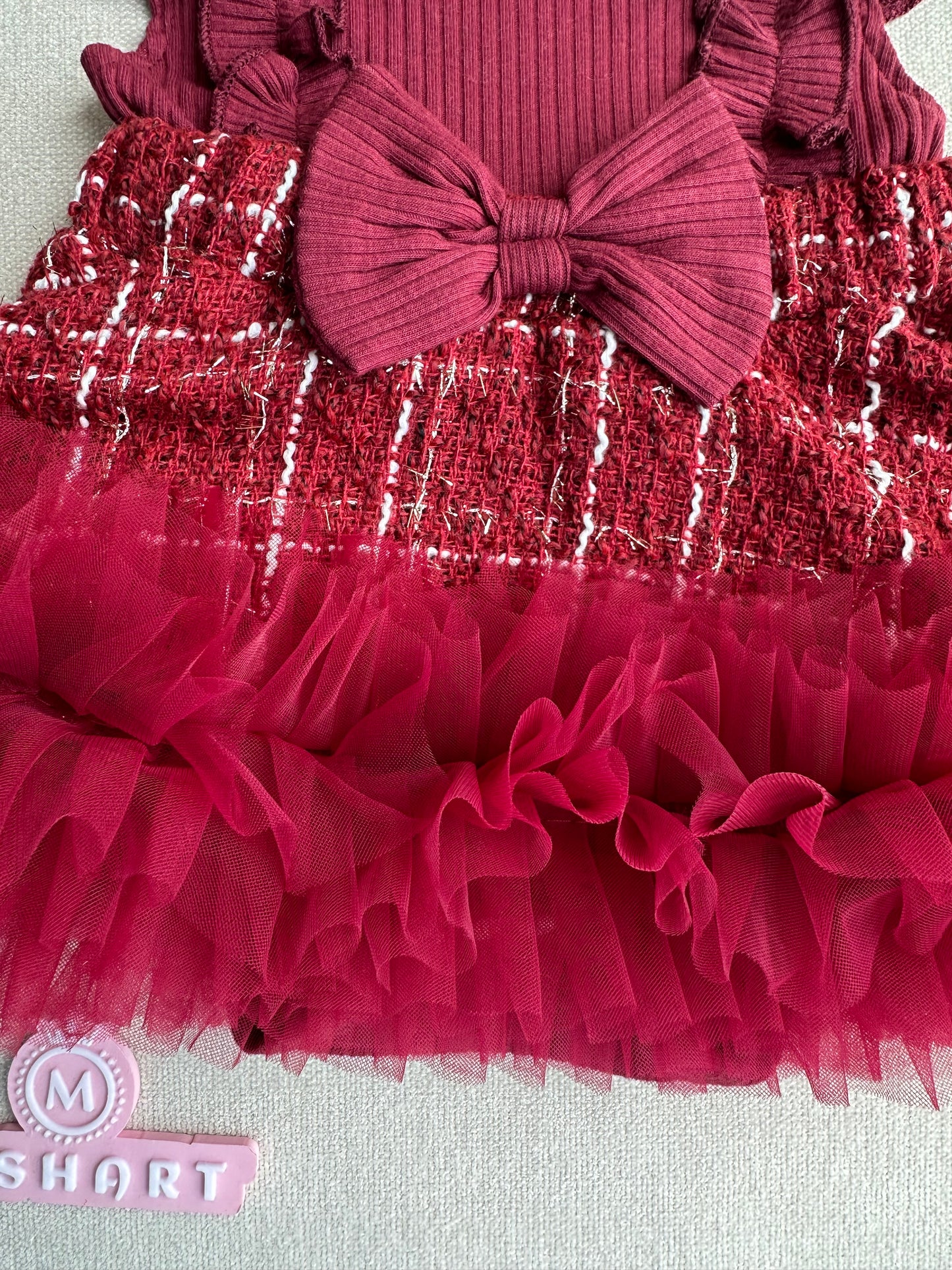 Berry Royale Ruffle Dress