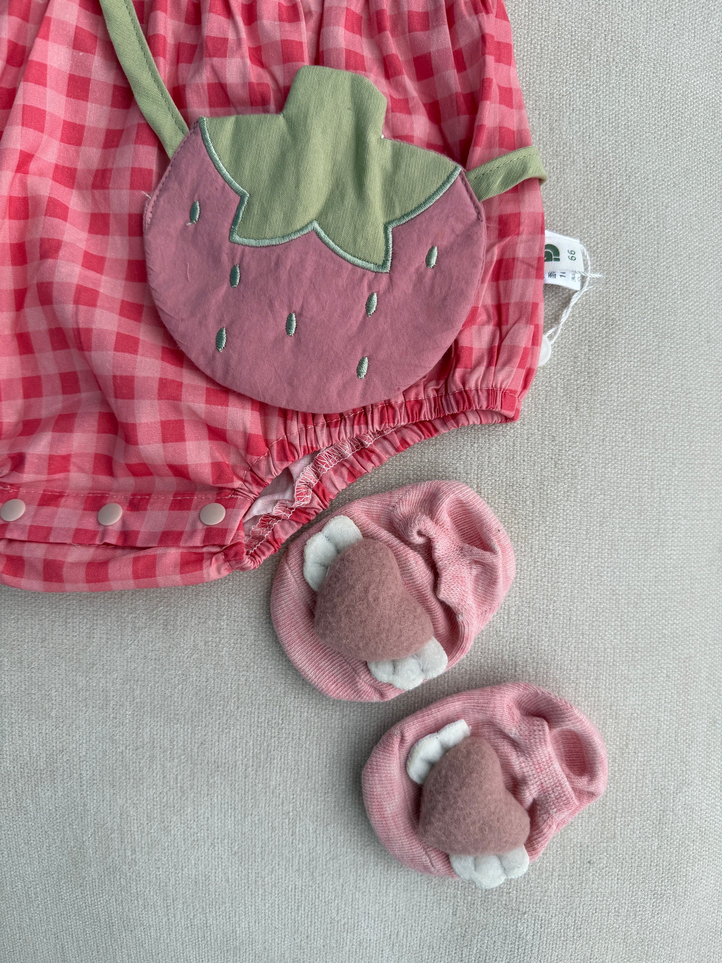 Strawberry romper set