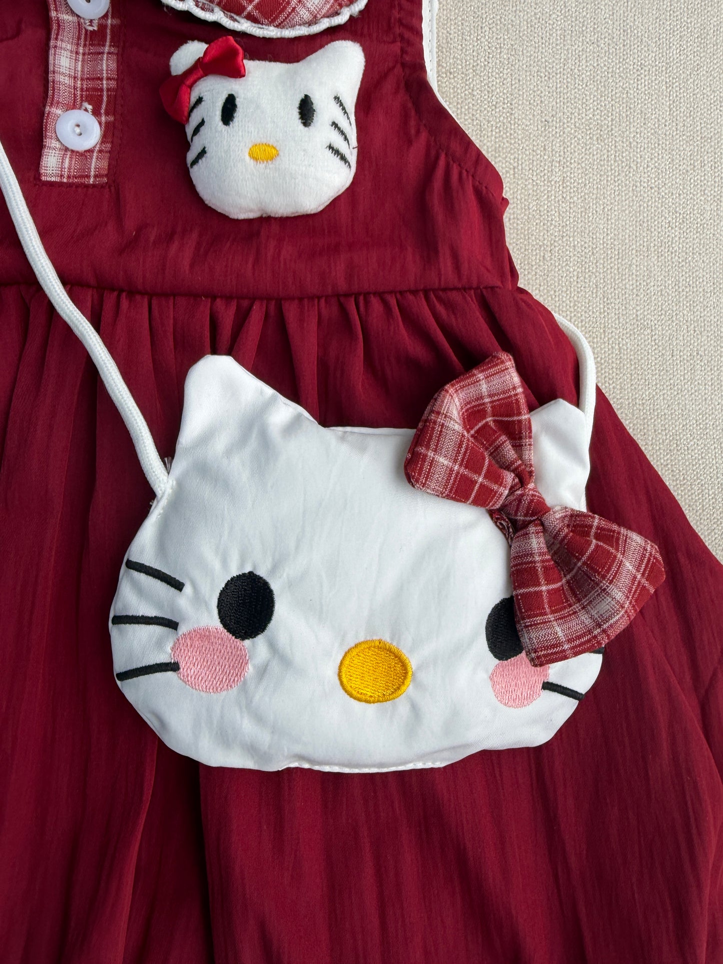 Hello kitty dress with bag